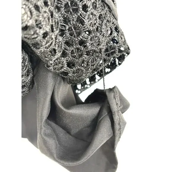 NWOT Designer Lily Pulitzer Black Sequin Aaliyah Dress Size 4 - Picture 15 of 16